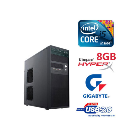 ÚJ NÉGYMAGOS BRUTÁL SZÁMÍTÓGÉP / INTEL CORE I5-3470 / 8 GB RAM / 500 GB HDD