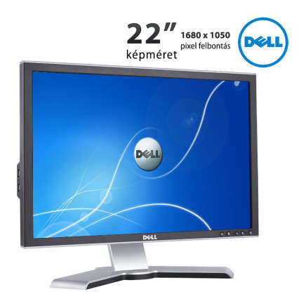 DELL 2208WFPT használt 22&quot;-os LCD monitor