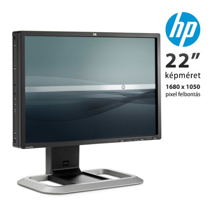 HP LP2275W használt 22&quot;-os LCD monitor