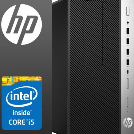 HP ProDesk 600 G3 MT i5-6500 / 8 GB / 256 GB SATA SSD / DVD /  használt számítógép