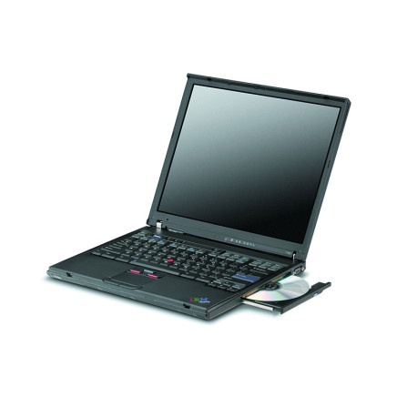 IBM T42 HASZNÁLT NOTEBOOK P4 1700 MHZ / 512 MB /  / DVD / 14&quot; / WLAN / LAN / MODEM / HASZNÁLT LAPTOP / XPP