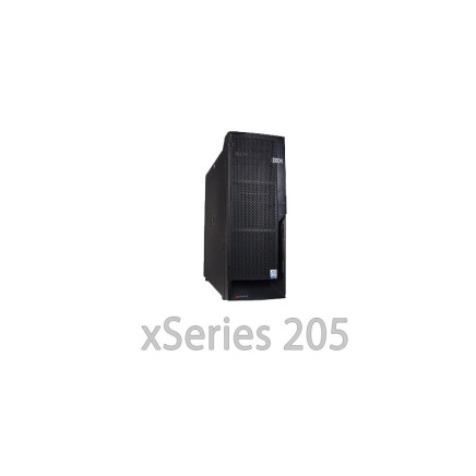 IBM XSERIES 205 eSERVER P4 - 2800 MHZ / 512 MB / 2x36 GB / CD / TORONY HÁZ / HASZNÁLT SZERVER