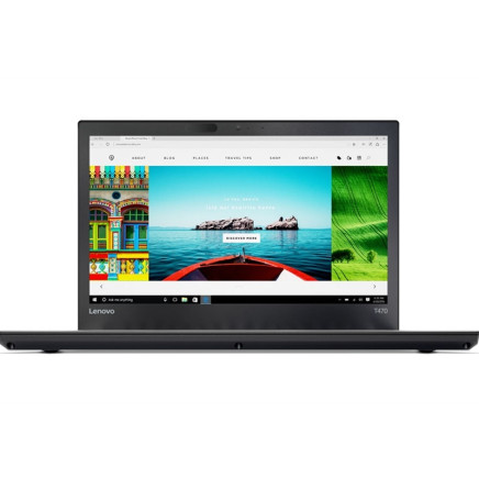 Lenovo ThinkPad T470 14" i5-6300u / 8GB / 256GB NVME SSD / webcam / 1366x768 "A-"