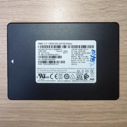 Samsung 128GB használt SATA SSD 2,5" PM881